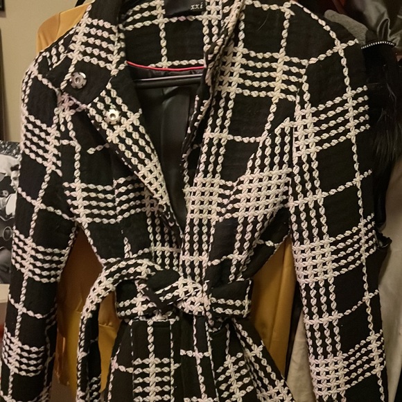 Great wrap belt blazer black & white - Picture 7 of 7